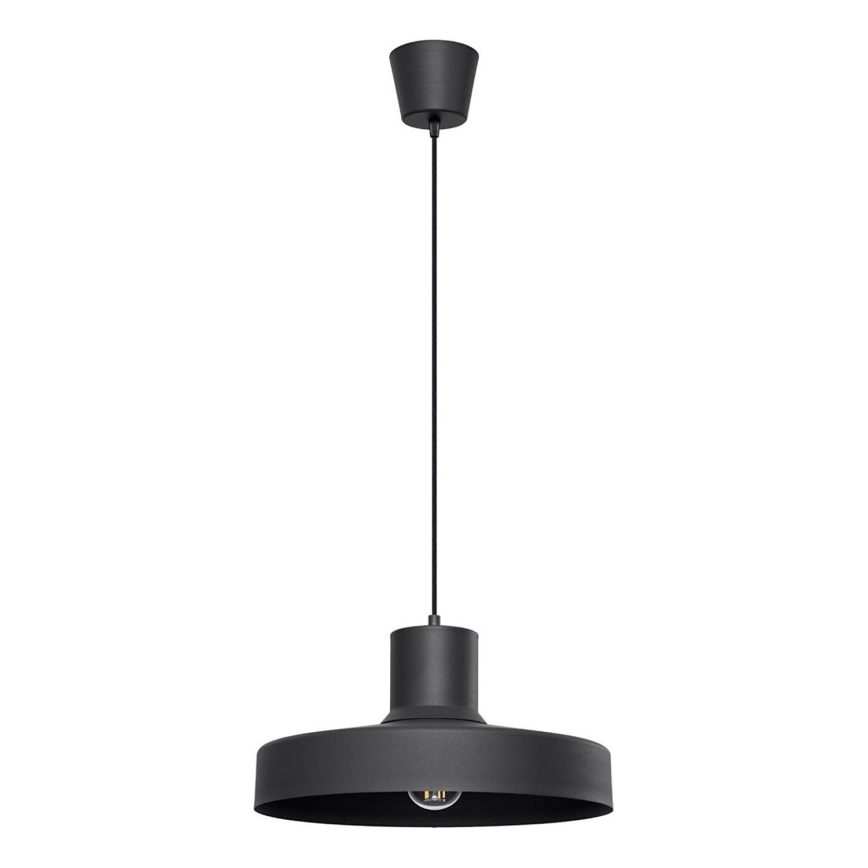 Hanglamp aan een koord BILO 1xE27/15W/230V diameter 35 cm zwart