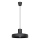 Hanglamp aan een koord BILO 1xE27/15W/230V diameter 35 cm zwart