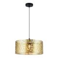 Hanglamp aan een koord BLOESEM 1xE27/15W/230V goud