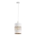 Hanglamp aan een koord BOGART 1xE27/15W/230V wit/goud