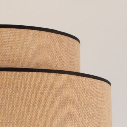 Hanglamp aan een koord BOHO 1xE27/60W/230V beige