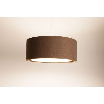 Hanglamp aan een koord BOHO TRINITI 1xE27/60W/230V bruin