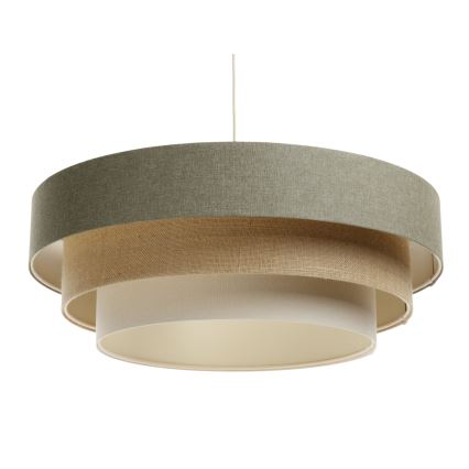 Hanglamp aan een koord BOHO TRINITI 1xE27/60W/230V grijs/beige/crème