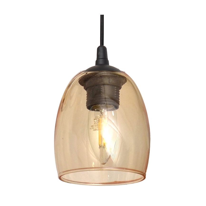 Hanglamp aan een koord BRILLANT 1xE27/15W/230V beige