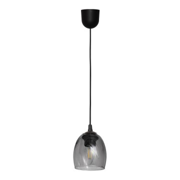 Hanglamp aan een koord BRILLANT 1xE27/15W/230V grijs