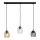 Hanglamp aan een koord BRILLANT 3xE27/15W/230V beige/doorzichtig/grijs