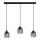 Hanglamp aan een koord BRILLANT 3xE27/15W/230V grijs