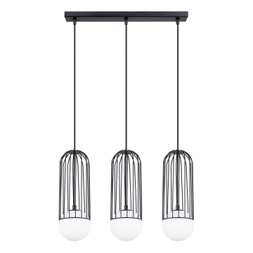 Hanglamp aan een koord BRINA 3xG9/8W/230V zwart