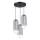 Hanglamp aan een koord BRINA 3xG9/8W/230V zwart