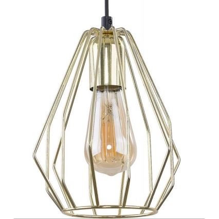 Hanglamp aan een koord BRYLANT 1xE27/60W/230V goud