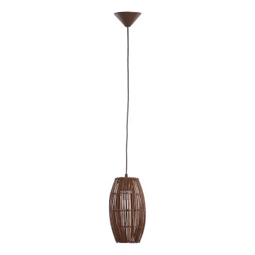 Hanglamp aan een koord BURI 1xE27/15W/230V bruin