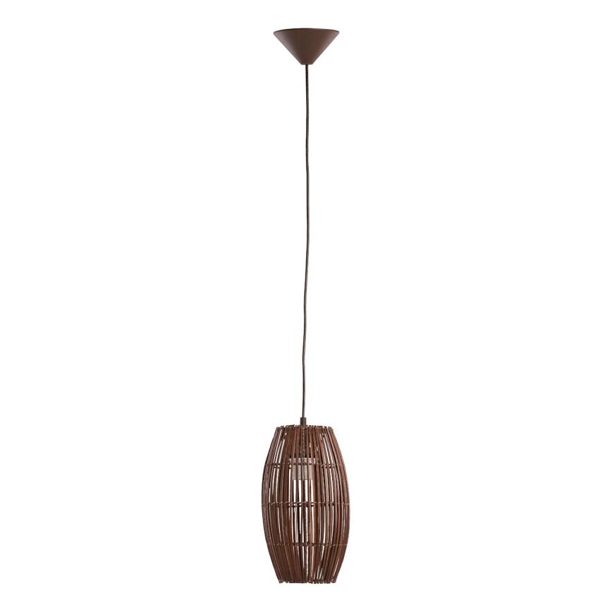 Hanglamp aan een koord BURI 1xE27/15W/230V bruin