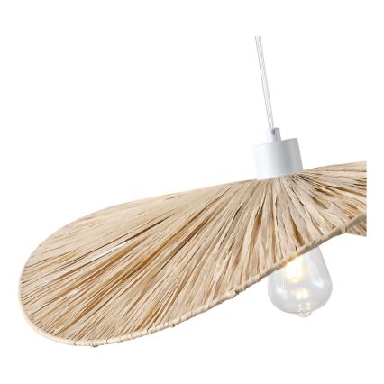 Hanglamp aan een koord CALYPSO 1xE27/15W/230V diameter 55 cm bamboe