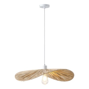 Hanglamp aan een koord CALYPSO 1xE27/15W/230V diameter 55 cm bamboe