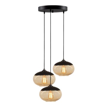 Hanglamp aan een koord CAMINI 3xE27/40W/230V