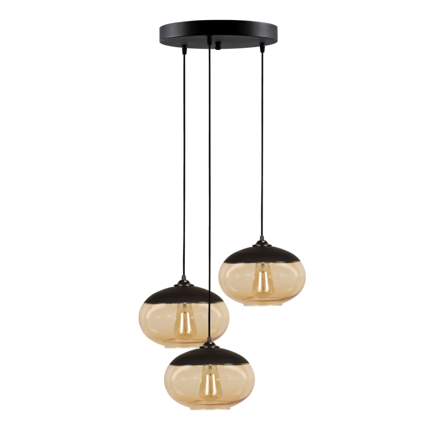 Hanglamp aan een koord CAMINI 3xE27/40W/230V