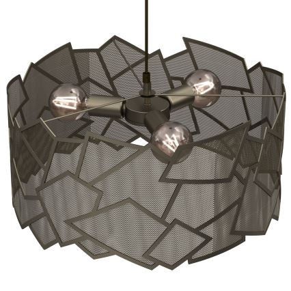 Hanglamp aan een koord CAMO 3xE27/15W/230V goud