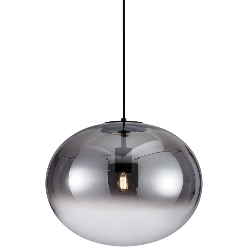 Hanglamp aan een koord CAMPANIA 1xE27/60W/230V zwart