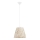 Hanglamp aan een koord CANNUCIA 1xE27/15W/230V crème