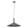 Hanglamp aan een koord CAPRI 1xE27/15W/230V diameter 50 cm antraciet/grijs