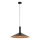 Hanglamp aan een koord CAPRI 1xE27/15W/230V diameter 50 cm zwart/koper