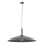 Hanglamp aan een koord CAPRI 1xE27/15W/230V diameter 70 cm antraciet/grijs
