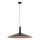 Hanglamp aan een koord CAPRI 1xE27/15W/230V diameter 70 cm zwart/koper