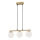 Hanglamp aan een koord CARRINE 3xE14/40W/230V bruin