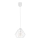 Hanglamp aan een koord CEED 1xE27/60W/230V wit