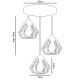 Hanglamp aan een koord CEED 3xE27/60W/230V grijs