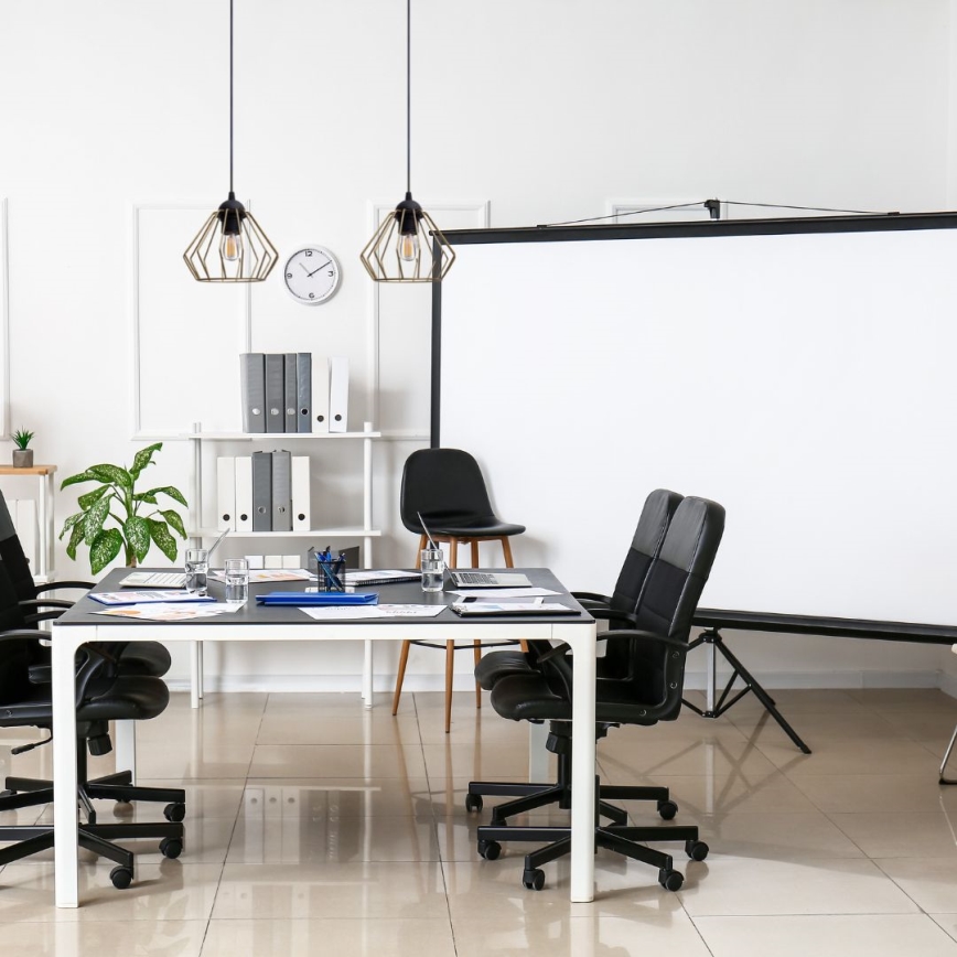 Hanglamp aan een koord CEED GOLD 2xE27/60W/230V zwart/goud