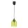 Hanglamp aan een koord CHRIS 1xE27/60W/230V diameter 11 cm groen