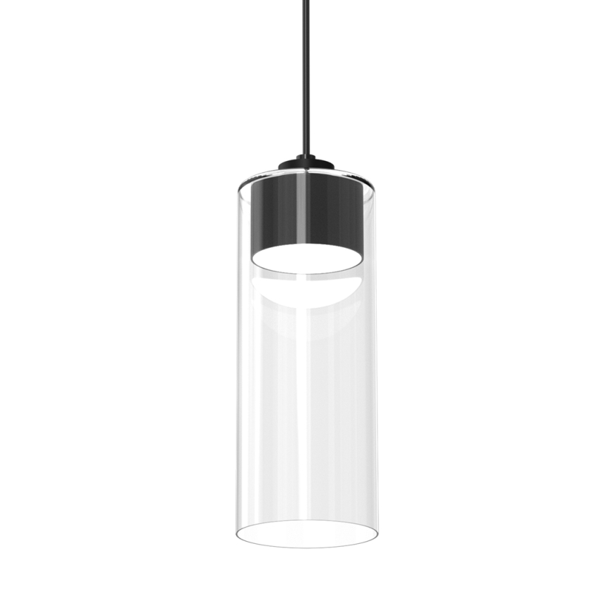 Hanglamp aan een koord CLARISSA 1xGX53/12W/230V zwart