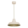 Hanglamp aan een koord CLASS 1xE27/15W/230V beige
