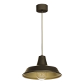 Hanglamp aan een koord CLASS 1xE27/15W/230V messing