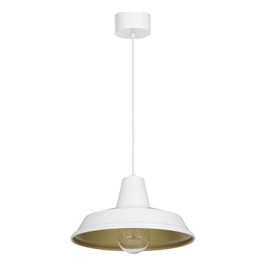 Hanglamp aan een koord CLASS 1xE27/15W/230V wit