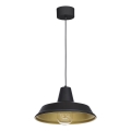 Hanglamp aan een koord CLASS 1xE27/15W/230V zwart