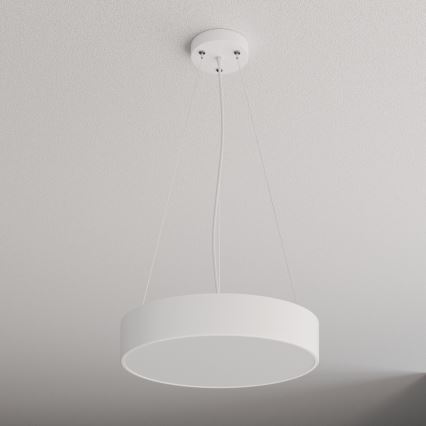 Hanglamp aan een koord CLEO 3xE27/24W/230V diameter 40 cm wit