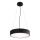 Hanglamp aan een koord CLEO 3xE27/24W/230V diameter 40 cm zwart