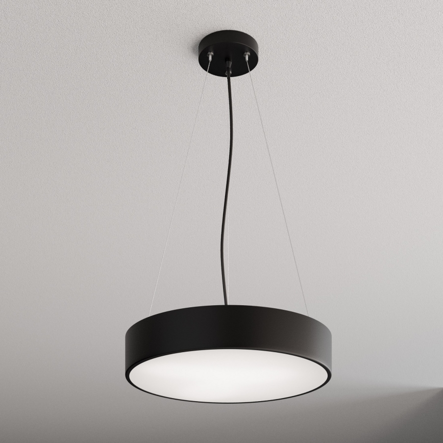Hanglamp aan een koord CLEO 3xE27/24W/230V diameter 40 cm zwart