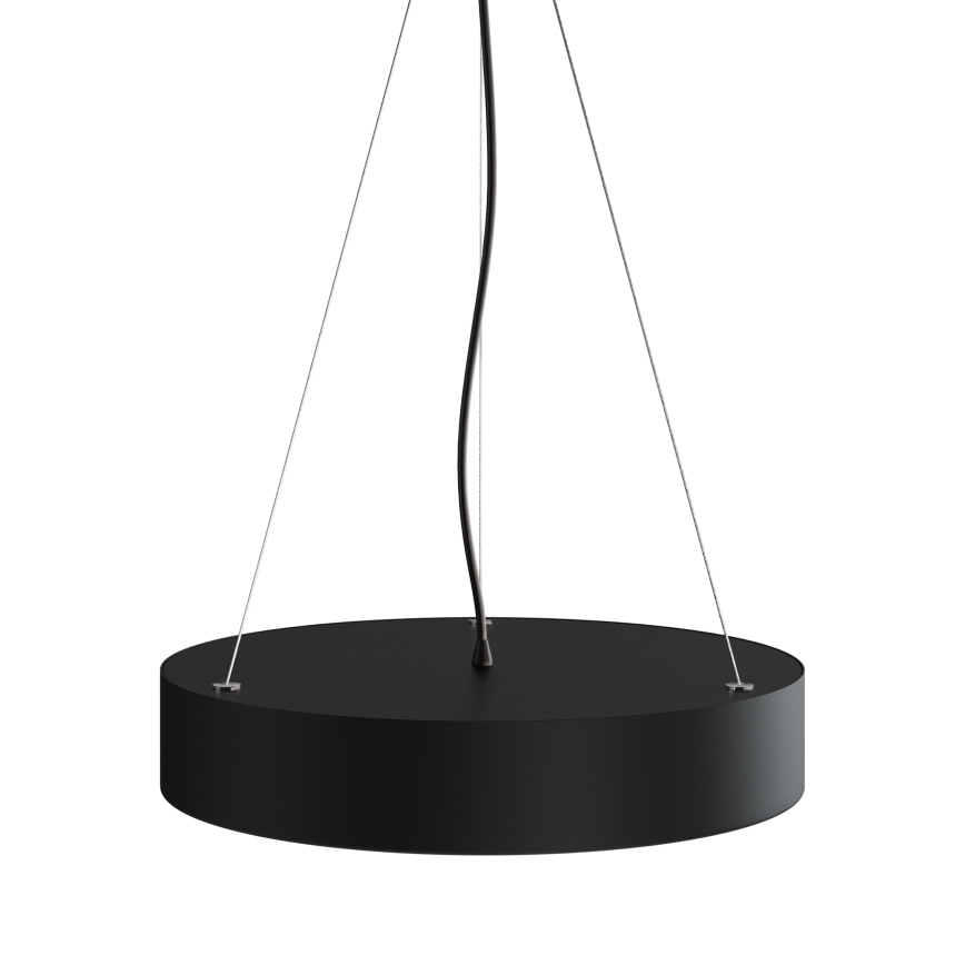 Hanglamp aan een koord CLEO 3xE27/24W/230V diameter 40 cm zwart