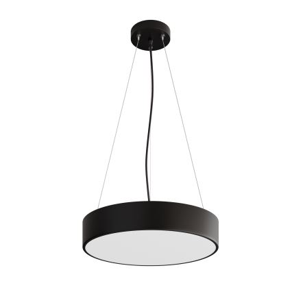 Hanglamp aan een koord CLEO 3xE27/24W/230V diameter 40 cm zwart