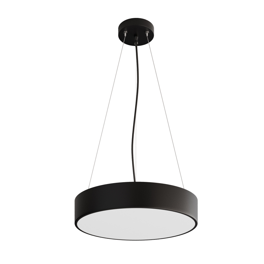 Hanglamp aan een koord CLEO 3xE27/24W/230V diameter 40 cm zwart