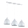 Hanglamp aan een koord COMO 3xE27/60W/230V wit