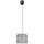 Hanglamp aan een koord CORAL 1xE27/60W/230V d. 20 cm grijs