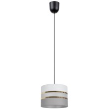 Hanglamp aan een koord CORAL 1xE27/60W/230V d. 20 cm wit/grijs