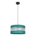 Hanglamp aan een koord CORAL 1xE27/60W/230V d. 40 cm groen