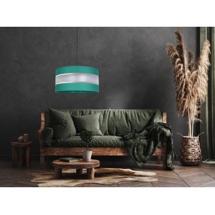 Hanglamp aan een koord CORAL 1xE27/60W/230V d. 40 cm groen