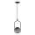 Hanglamp aan een koord CORDEL 1xG9/28W/230V zwart/gerookt zwart
