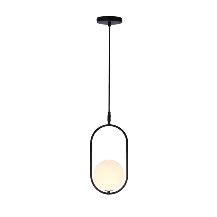 Hanglamp aan een koord CORDEL 1xG9/28W/230V zwart